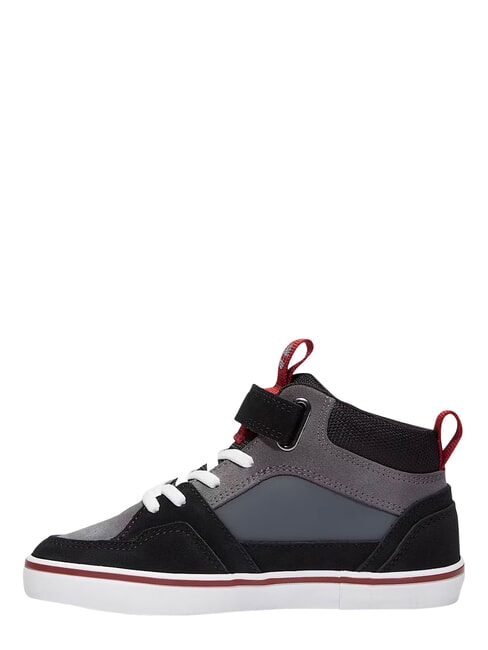 STONE JUMP MID Baskets en cuir mixte daim gris fonc&eacute; - Chaussures de b&eacute;b&eacute;
