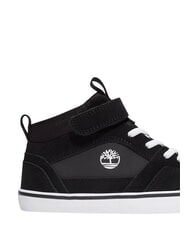 TIMBERLAND STONE JUMP MID Baskets en cuir mixte daim noir - Chaussures de b&eacute;b&eacute; - 9