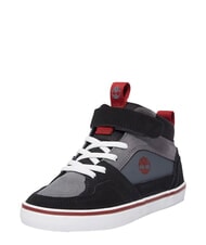 TIMBERLAND STONE JUMP MID Baskets en cuir mixte daim gris fonc&eacute; - Chaussures de b&eacute;b&eacute; - 6