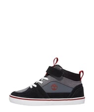 TIMBERLAND STONE JUMP MID Baskets en cuir mixte daim gris fonc&eacute; - Chaussures de b&eacute;b&eacute; - 8