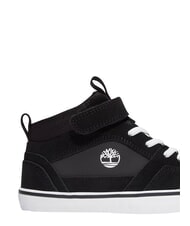 TIMBERLAND STONE JUMP MID Baskets en cuir mixte daim noir - Chaussures de b&eacute;b&eacute; - 9