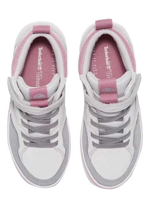 STONE JUMP MID Baskets en cuir mixte daim gris clair - Chaussures de b&eacute;b&eacute;