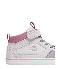 TIMBERLAND STONE JUMP MID Baskets en cuir mixte daim gris clair - Chaussures de b&eacute;b&eacute; - 9