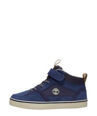 TIMBERLAND STONE JUMP MID Baskets en cuir mixte bleu fonc&eacute; - Chaussures de b&eacute;b&eacute; - 8