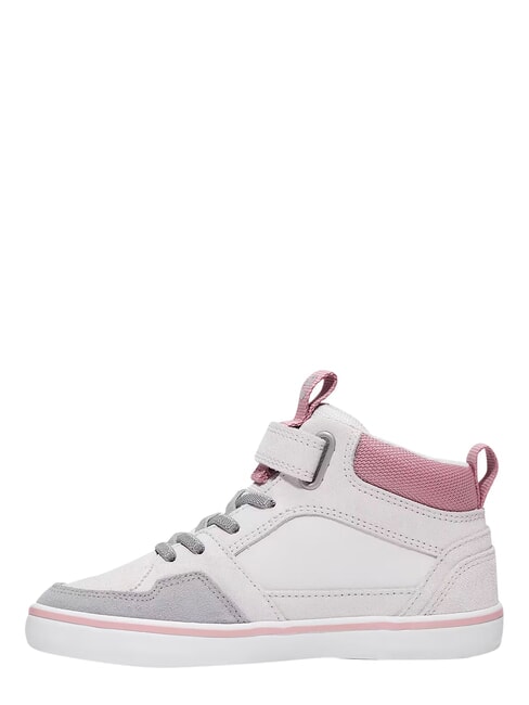 STONE JUMP MID Baskets en cuir mixte daim gris clair - Chaussures de b&eacute;b&eacute;