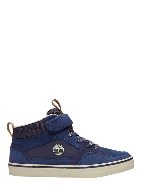 STONE JUMP MID Baskets en cuir mixte bleu fonc&eacute; - Chaussures de b&eacute;b&eacute;