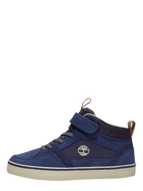 STONE JUMP MID Baskets en cuir mixte bleu fonc&eacute; - Chaussures de b&eacute;b&eacute;