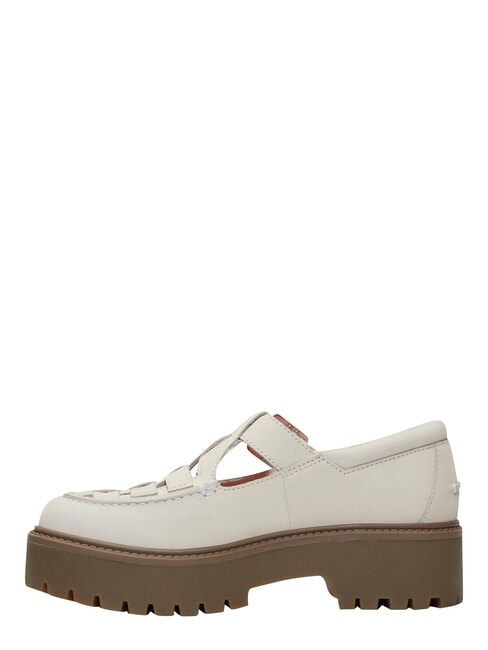 STONE STREET BUCKLE Chaussure &agrave; plateforme en cuir nubuck naturel - Chaussures Femme