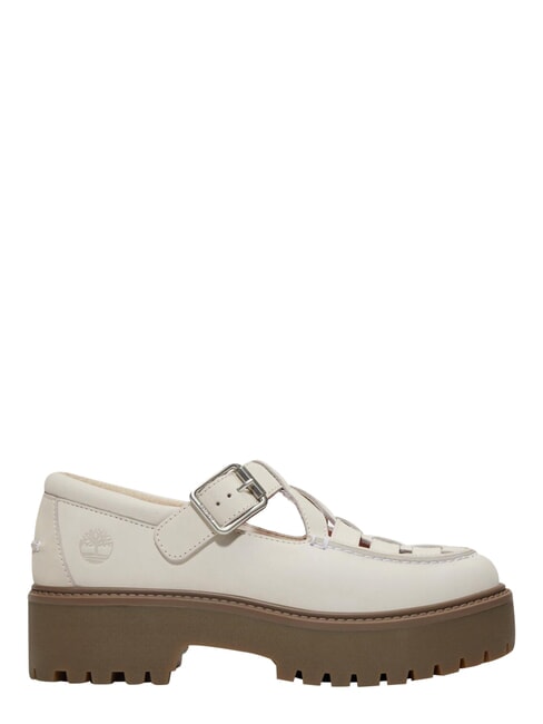 STONE STREET BUCKLE Chaussure &agrave; plateforme en cuir nubuck naturel - Chaussures Femme