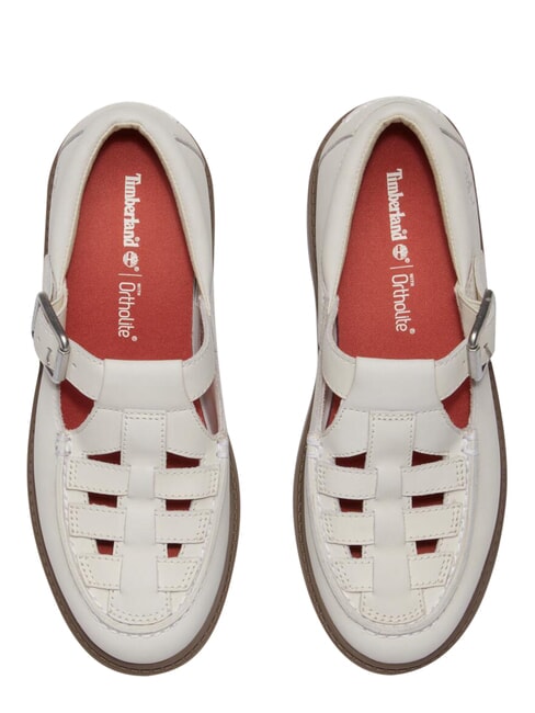 STONE STREET BUCKLE Chaussure &agrave; plateforme en cuir nubuck naturel - Chaussures Femme