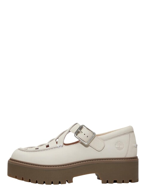 STONE STREET BUCKLE Chaussure &agrave; plateforme en cuir nubuck naturel - Chaussures Femme