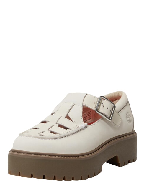 STONE STREET BUCKLE Chaussure &agrave; plateforme en cuir nubuck naturel - Chaussures Femme