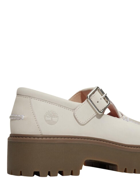 STONE STREET BUCKLE Chaussure &agrave; plateforme en cuir nubuck naturel - Chaussures Femme