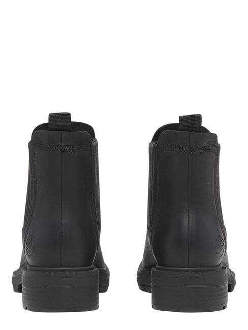 BRIMFIELD bottines basses en cuir noir pleine fleur - Chaussures Femme