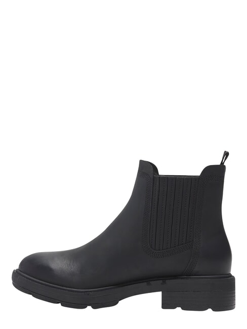 BRIMFIELD bottines basses en cuir noir pleine fleur - Chaussures Femme