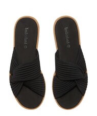 TIMBERLAND CALISTA BAY sandales en cuir mixte tricot noir - Chaussures Femme - 5