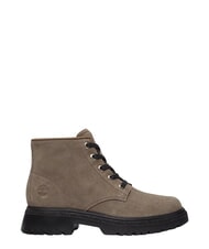 TIMBERLAND CAMBRIA VALLEY amphibiens de cuir daim gris moyen - Chaussures Femme - 4