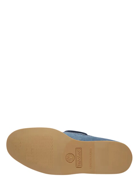 CLASSIC BOAT  Chaussures en cuir su&eacute;d&eacute; daim bleu moyen - Chaussures Homme