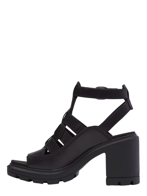 ALLINGTON Sandale haute de p&ecirc;cheur noir pleine fleur - Chaussures Femme