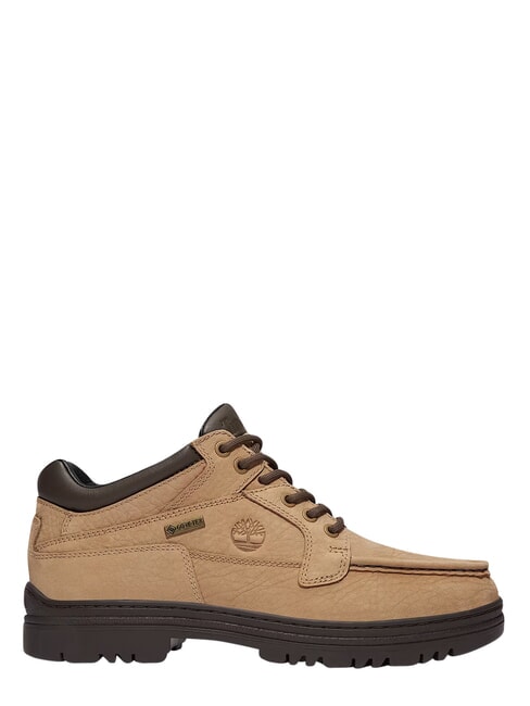 HERITAGE Bottines en cuir nubuck beige moyen avec marron fonc&eacute; - Chaussures Homme