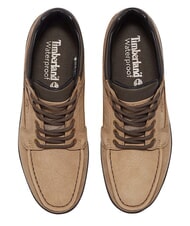 TIMBERLAND HERITAGE Bottines en cuir nubuck beige moyen avec marron fonc&eacute; - Chaussures Homme - 5
