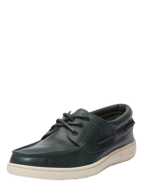 PORTOFINO mocassin en cuir vert fonc&eacute; - Chaussures Homme