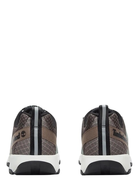 WINSOR TRAIL Baskets en cuir mixte maille taupe - Chaussures Homme