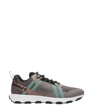 TIMBERLAND WINSOR TRAIL Baskets en cuir mixte maille taupe - Chaussures Homme - 3