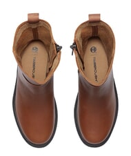 TIMBERLAND CAMBRIA VALLEY Bottes en cuir rouille pleine fleur - Chaussures Femme - 5