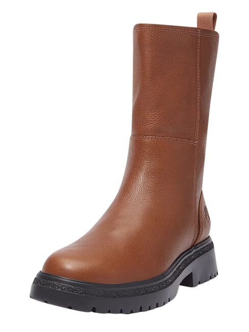 CAMBRIA VALLEY Bottes en cuir rouille pleine fleur - Chaussures Femme
