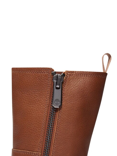 CAMBRIA VALLEY Bottes en cuir rouille pleine fleur - Chaussures Femme