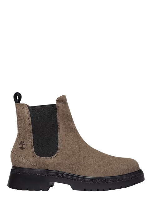 CAMBRIA VALLEY Bottines en cuir daim gris moyen - Chaussures Femme