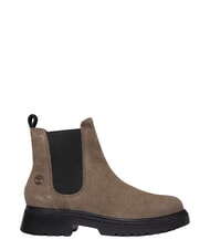 TIMBERLAND CAMBRIA VALLEY Bottines en cuir daim gris moyen - Chaussures Femme - 4