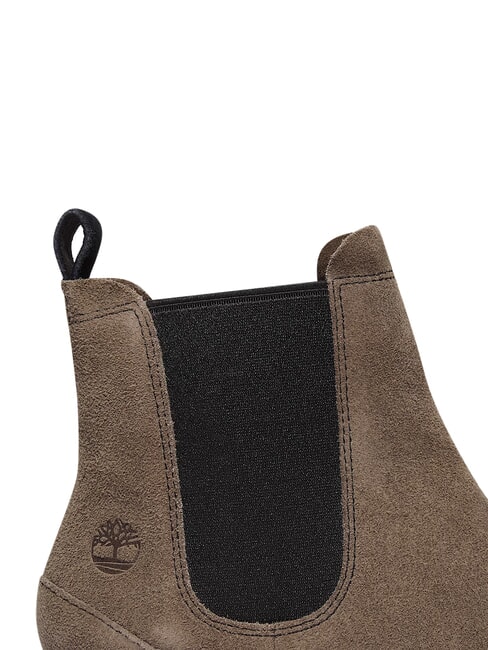 CAMBRIA VALLEY Bottines en cuir daim gris moyen - Chaussures Femme