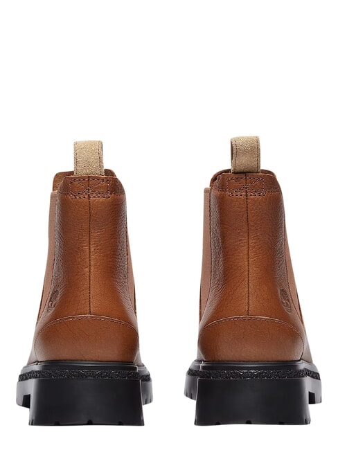 CAMBRIA VALLEY Bottines en cuir rouille pleine fleur - Chaussures Femme