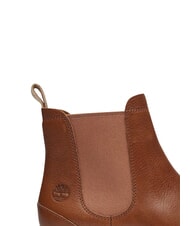 TIMBERLAND CAMBRIA VALLEY Bottines en cuir rouille pleine fleur - Chaussures Femme - 9