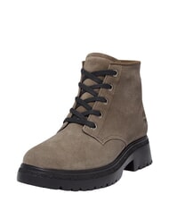 TIMBERLAND CAMBRIA VALLEY amphibiens de cuir daim gris moyen - Chaussures Femme - 7
