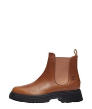 TIMBERLAND CAMBRIA VALLEY Bottines en cuir rouille pleine fleur - Chaussures Femme - 6