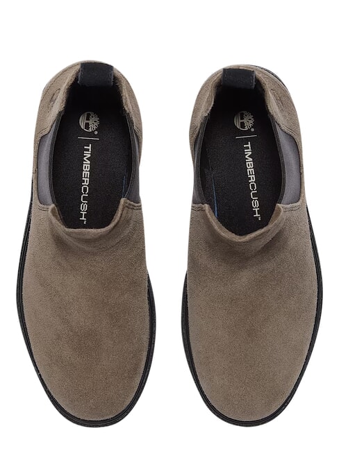 CAMBRIA VALLEY Bottines en cuir daim gris moyen - Chaussures Femme