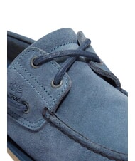 TIMBERLAND CLASSIC BOAT  Chaussures en cuir su&eacute;d&eacute; daim bleu moyen - Chaussures Homme - 6