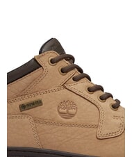TIMBERLAND HERITAGE Bottines en cuir nubuck beige moyen avec marron fonc&eacute; - Chaussures Homme - 9