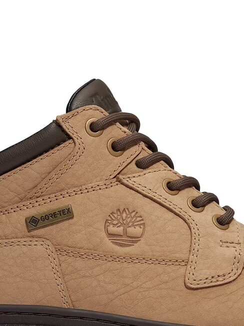 HERITAGE Bottines en cuir nubuck beige moyen avec marron fonc&eacute; - Chaussures Homme