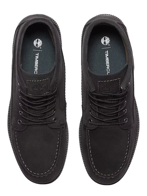 BRITTON MILLS bottes en cuir daim noir - Chaussures Homme