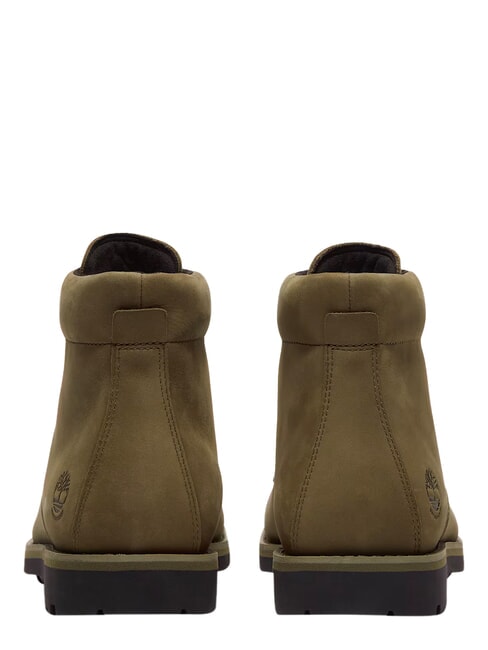 ALDEN BROOK Bottine en cuir imperm&eacute;able nubuck olive fonc&eacute; - Chaussures Homme