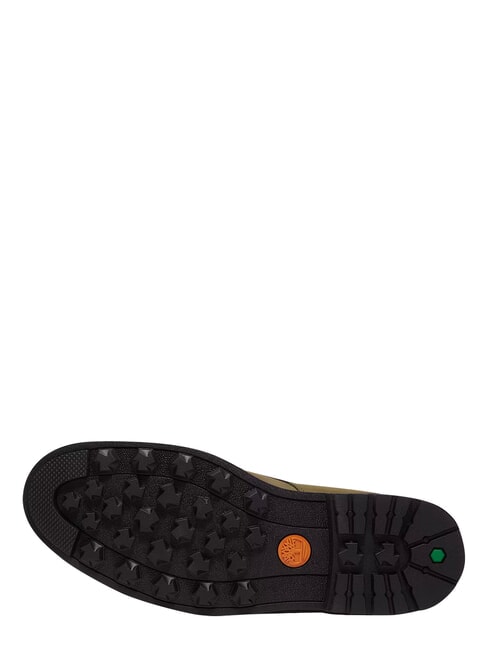 ALDEN BROOK Bottine en cuir imperm&eacute;able nubuck olive fonc&eacute; - Chaussures Homme