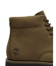 TIMBERLAND ALDEN BROOK Bottine en cuir imperm&eacute;able nubuck olive fonc&eacute; - Chaussures Homme - 9