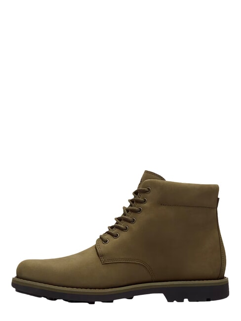 ALDEN BROOK Bottine en cuir imperm&eacute;able nubuck olive fonc&eacute; - Chaussures Homme