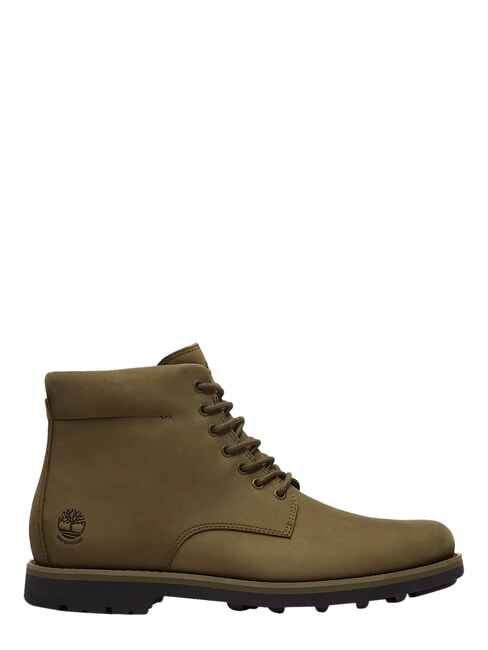 ALDEN BROOK Bottine en cuir imperm&eacute;able nubuck olive fonc&eacute; - Chaussures Homme