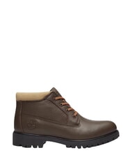 TIMBERLAND PREMIUM MID  Bottines en cuir imperm&eacute;ables brun fonc&eacute; fg avec olv - Chaussures Homme - 4
