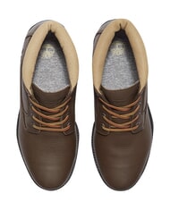 TIMBERLAND PREMIUM MID  Bottines en cuir imperm&eacute;ables brun fonc&eacute; fg avec olv - Chaussures Homme - 5